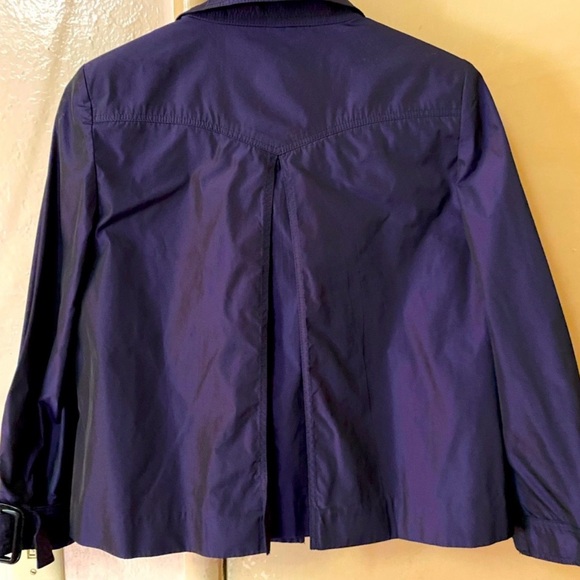 Purple Double-Breasted Jacket Burberry trend coat - Picture 2 of 5